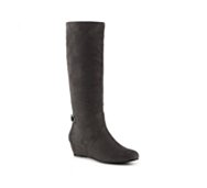 Gladys Wide Calf Wedge Boot