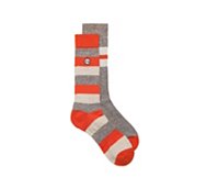 Bright Stripe Mens Boot Socks - 2 Pack