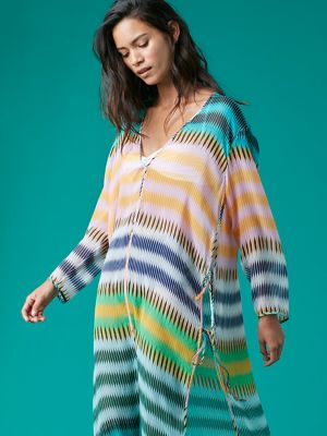 Tunic Floor-Length Cover-Up | by DVF