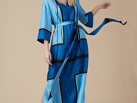 Bow Tie Floor-Length Dress | Landing Pages by DVF
