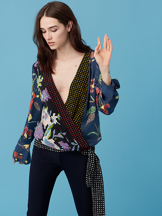 Wrap Blouse | Landing Pages by DVF