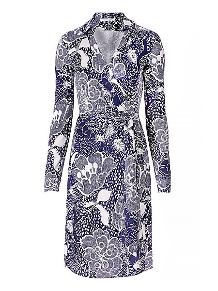 New Jeanne Two Silk Jersey Wrap Dress | Landing Pages by DVF