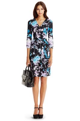 New Julian Two Silk Jersey Wrap Dress | Landing Pages by DVF