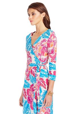 New Julian Two Silk Jersey Wrap Dress | Landing Pages by DVF