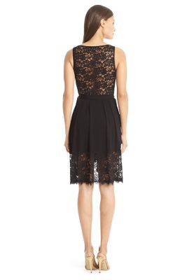 DVF Lex Lace Detail Wrap Dress | by DVF