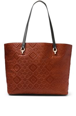 Ready To Go Weaved Leather Tote | by DVF