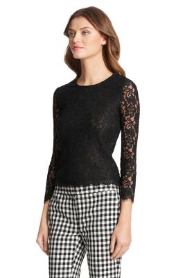 DVF Brielle Lace Top | by DVF