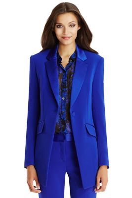 DVF Crepe Smoking Jacket | Landing Pages by DVF