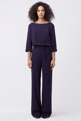 DVF GWYNNE CREPE JUMPSUIT | Landing Pages by DVF