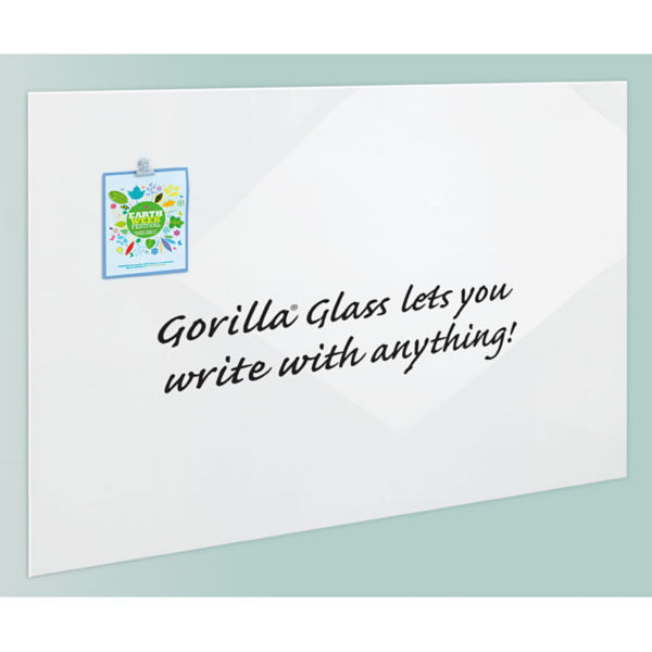 gorilla glass dry erase board