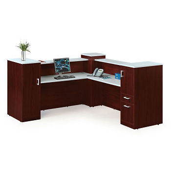 Tower Reception Desk 84d X 87w D35679 And More Products