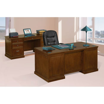 Statesman Executive Desk And Credenza Set D35647 And More Products