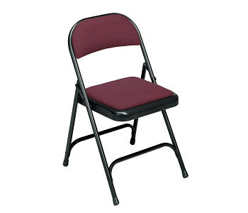 Fabric Seat And Back Folding Chair