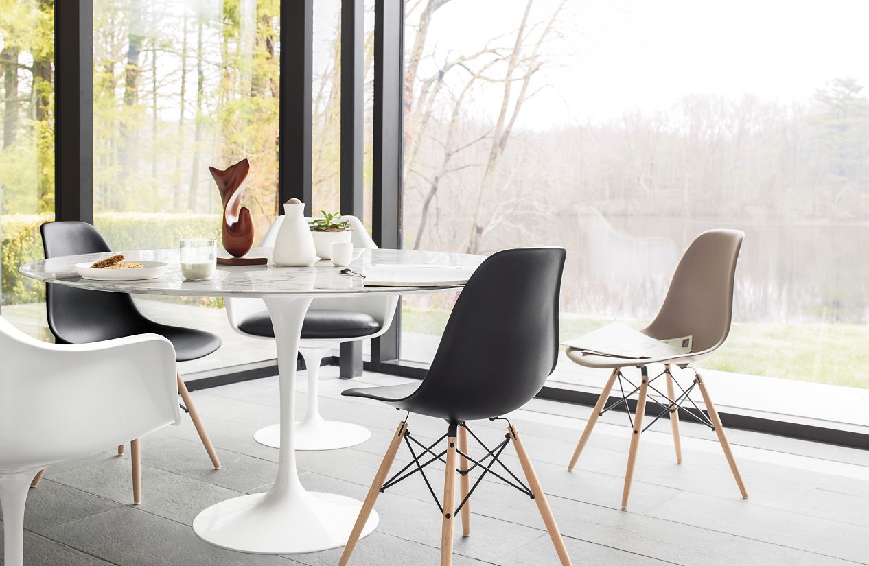 Eames Molded Plastic Dowel Leg Side Chair Dsw Design Within Reach