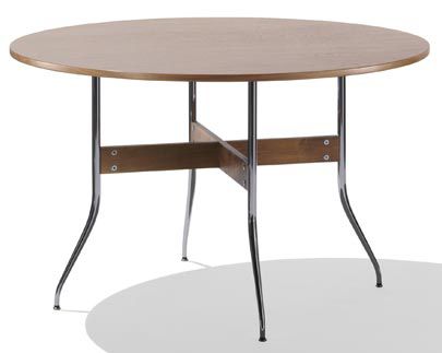 Nelson Swag Leg Dining Table With Round Top Herman Miller