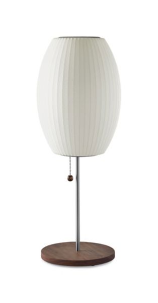 Nelson® Cigar Table Lamp, Walnut Base Design Within Reach