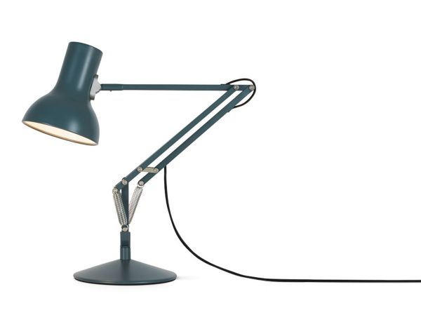 grey task lamp