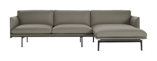 Outline Sectional With Chaise Design Within Reach