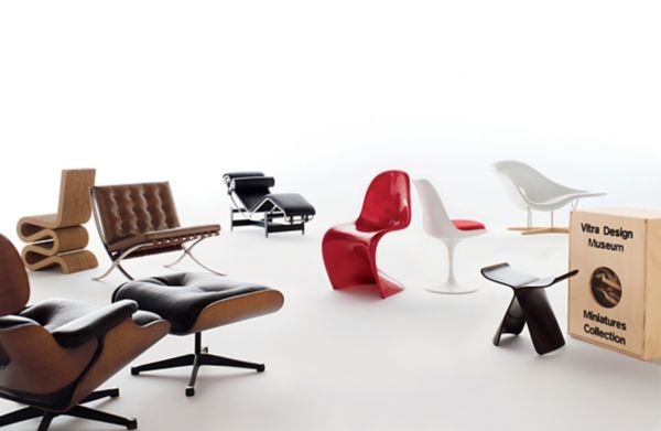 miniature designer chairs