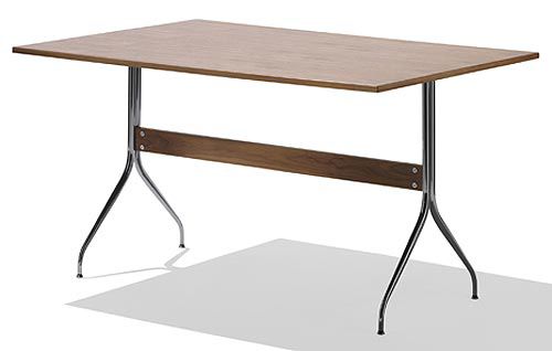 Nelson Swag Leg Rectangular Work Table Design Within Reach