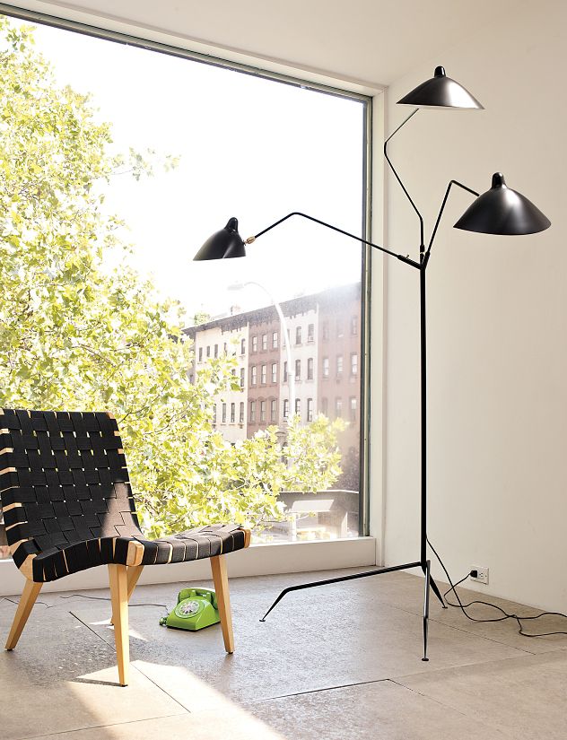 Serge Mouille Three Arm Floor Lamp Design Within Reach