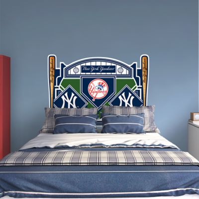New York Yankees Headboard Twin Bed Wall Decal Shop Fathead® for New York Yankees Decor