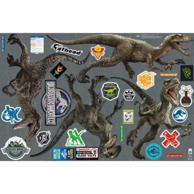 Raptor Collection Jurassic World Wall Decal Shop Fathead® for