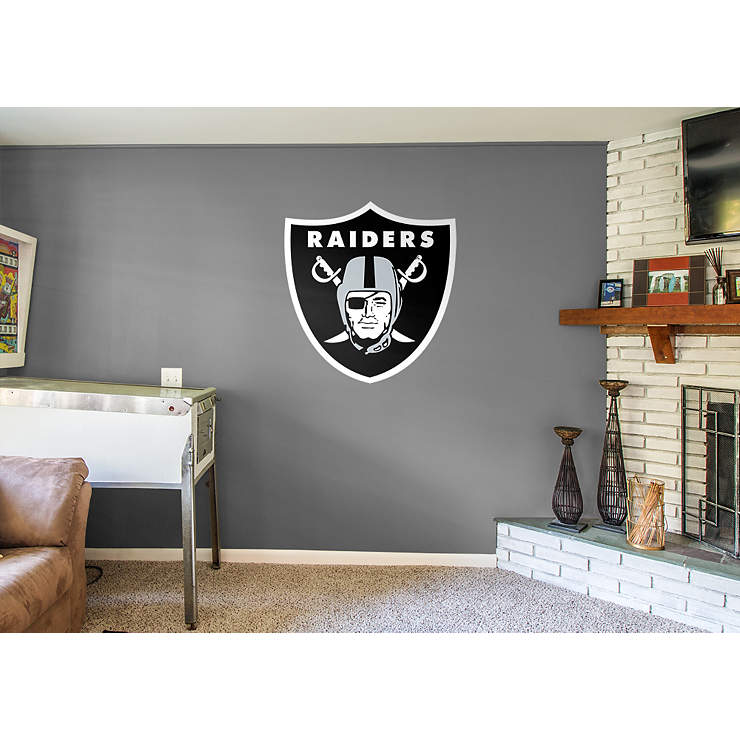 Oakland Raiders Logo - Giant Officially Licensed NFL Removable Wall Decal