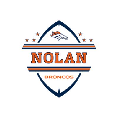 Denver Broncos Personalized Name Wall Decal Shop Fathead® for Wall