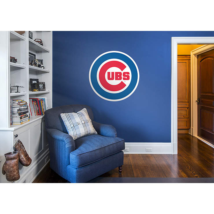 Chicago Cubs Logo - Giant Officially Licensed MLB Removable Wall Decal