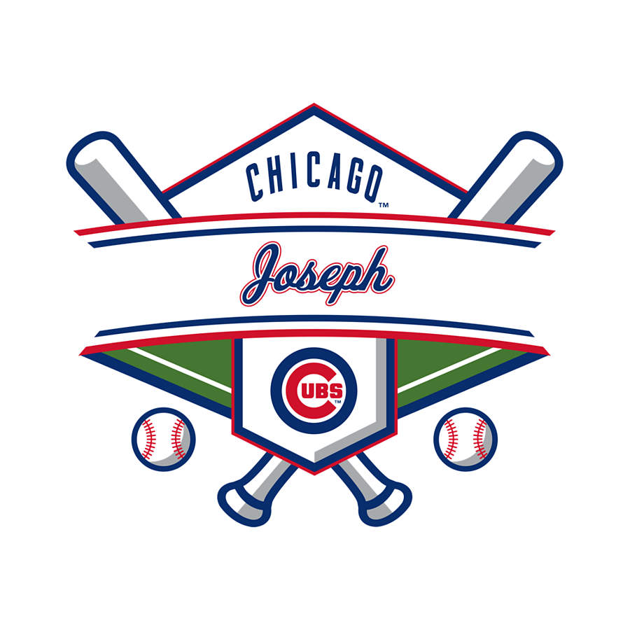 Chicago Cubs Personalized Name Wall Decal | Shop Fathead® for Wall Art ...