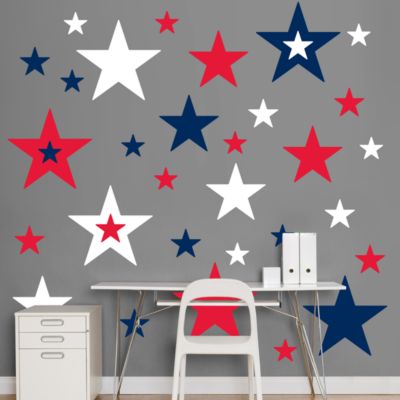 Stars Wall Decal Shop Fathead® for Basic Shapes Decor
