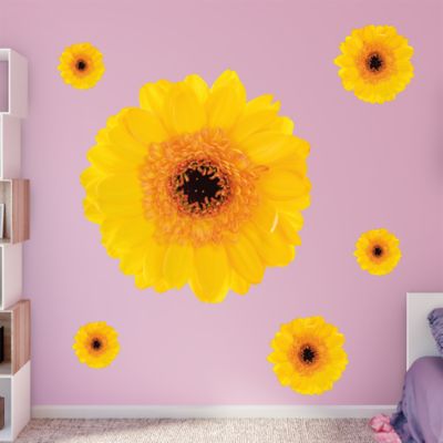 Large Daisy Wall Decal Shop Fathead® for Thematic Shapes Decor