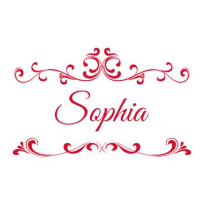 Scroll Script Personalized Name Wall Decal Shop Fathead® for Wall Art
