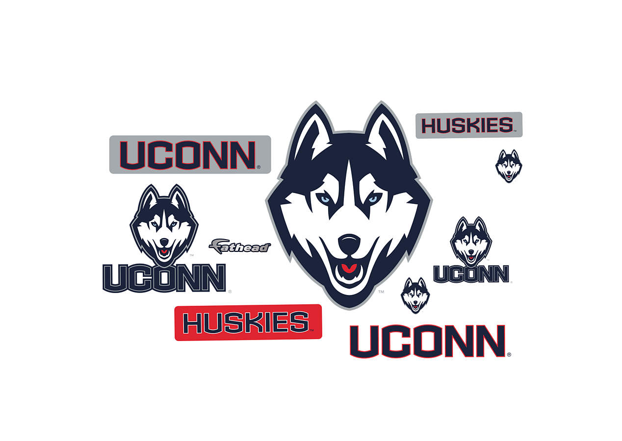 UConn Huskies - Team Logo Assortment Wall Decal | Shop ...