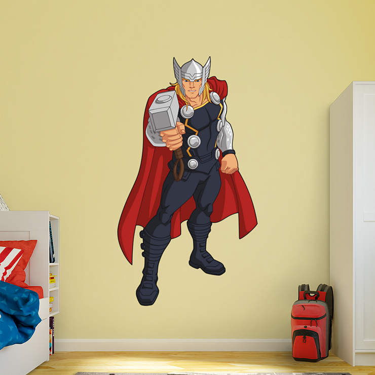 Thor - Avengers Assemble Cartoon Wall Decal | Shop Fathead® for ...