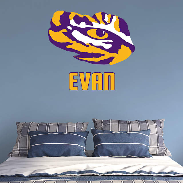LSU Tigers Personalized Name - Eye of the Tiger Wall Decal ...