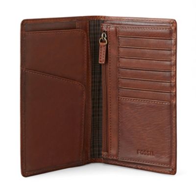 New Fossil Men's Estate Executive Wallet Cognac ML3227222 | eBay