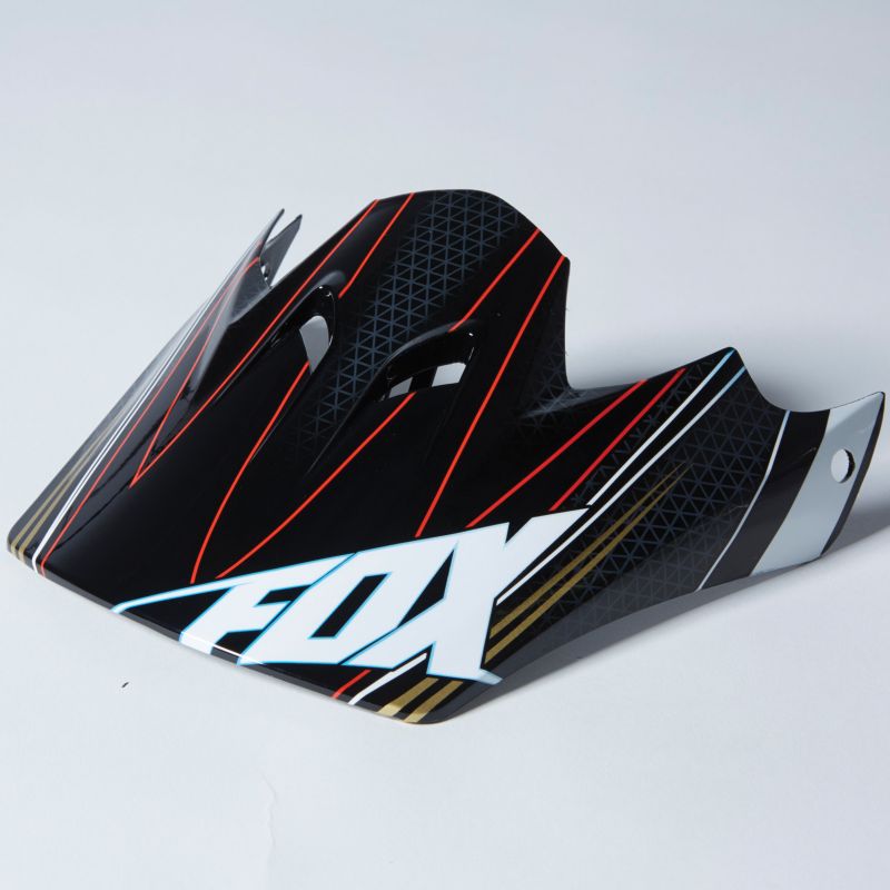 RAMPAGE HELMET VISOR [GREY/RED] OS