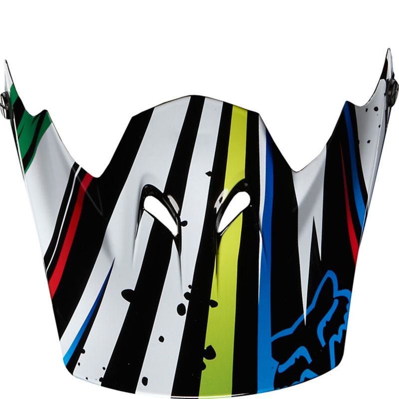 RAMPAGE HELMET VISOR [WHITE/BLUE] OS | Fox Racing - Reino Unido