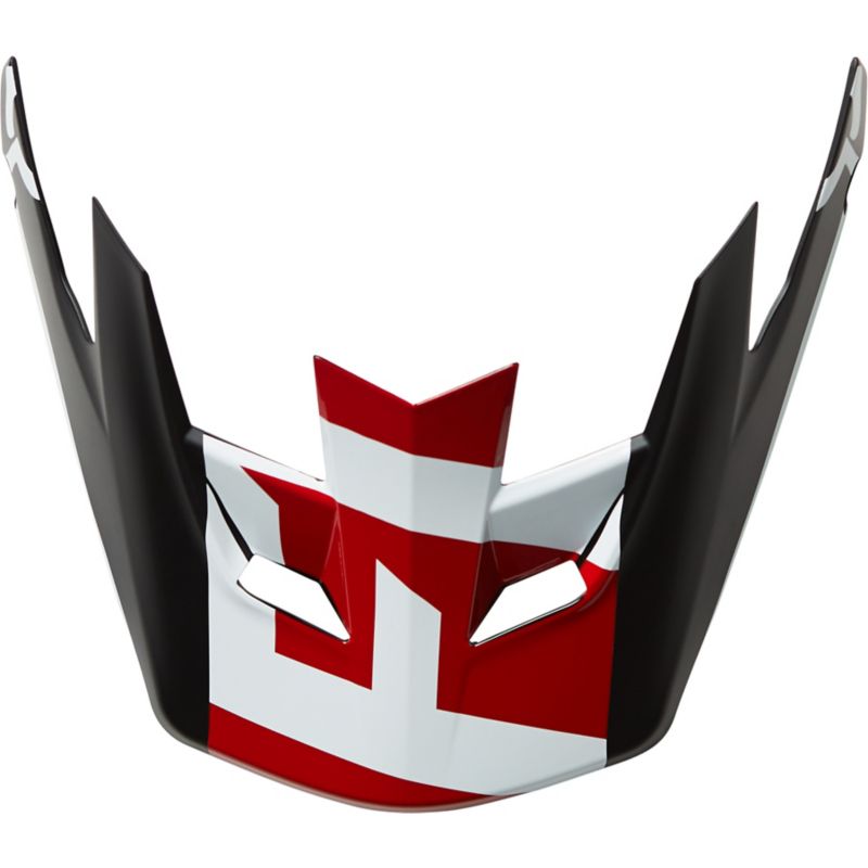 RAMPAGE PRO CARBON VISOR [RD/BLK/WHT] OS | Fox Racing - Reino Unido