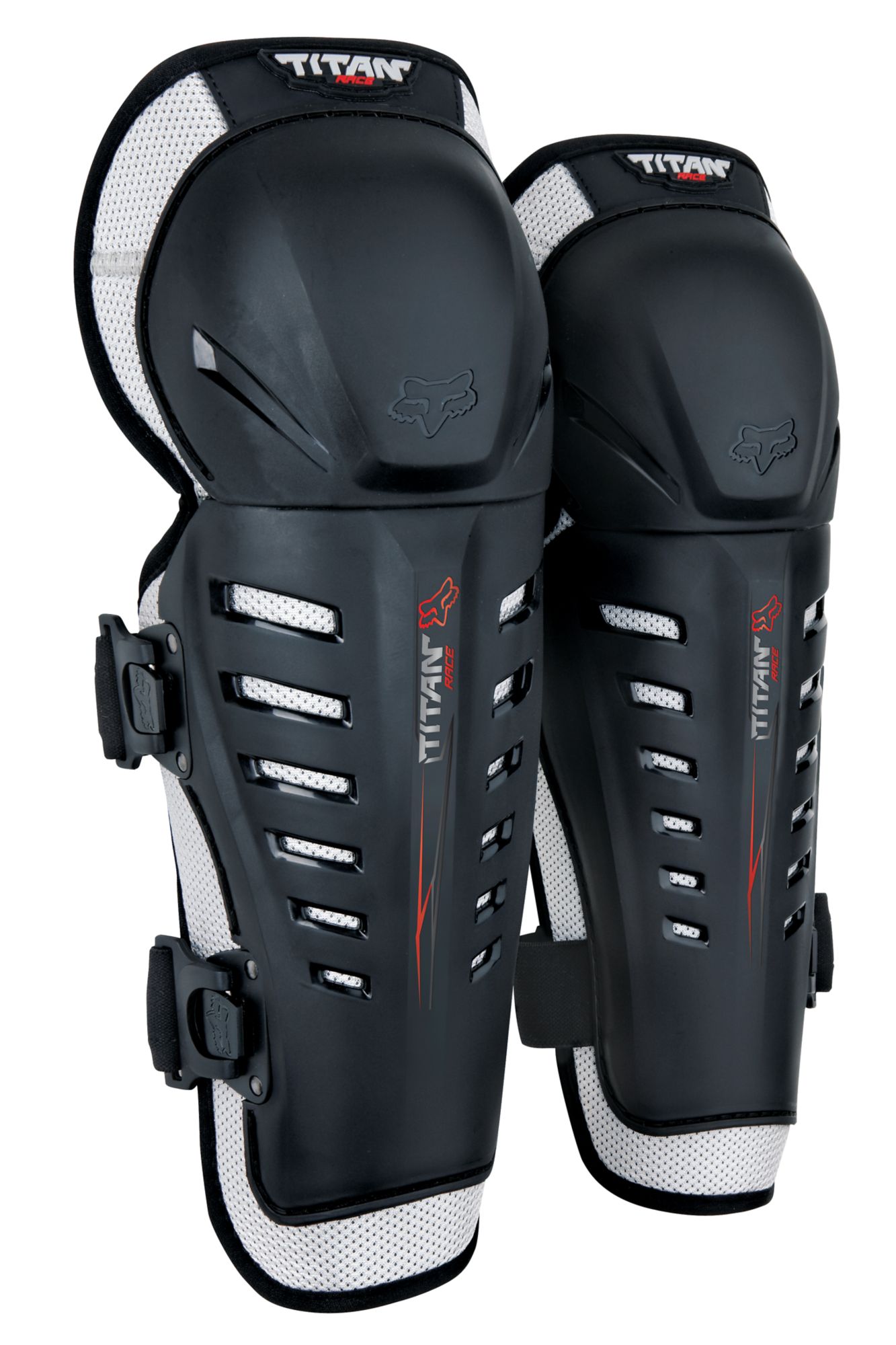YTH TITAN RACE KNEE/SHIN GUARDS [BLACK] OS