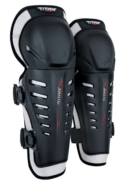 YTH TITAN RACE KNEE/SHIN GUARDS [BLACK] OS