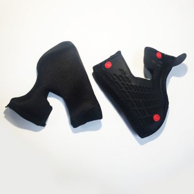 V4 Cheek Pads-38mm (2XL) [Black] OS