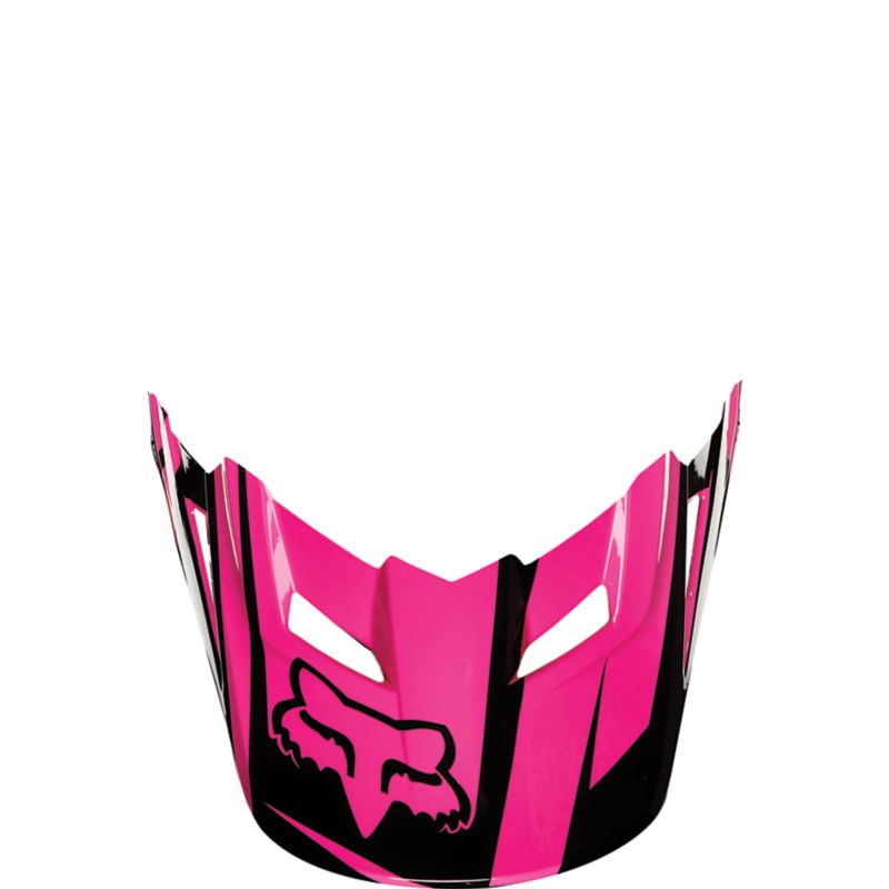 2013 YTH V1 COSTA HLMT VISOR [BLK/PNK] NS | Fox Racing - Belgi&euml