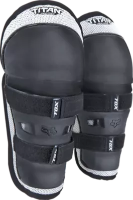 PEEWEE TITAN KNEE/SHIN G [BLACK/SILVER] OS