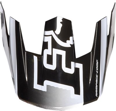 RAMPAGE COMP IMPERIAL VISORS [BLK/WHT] OS | Fox Racing - Italia