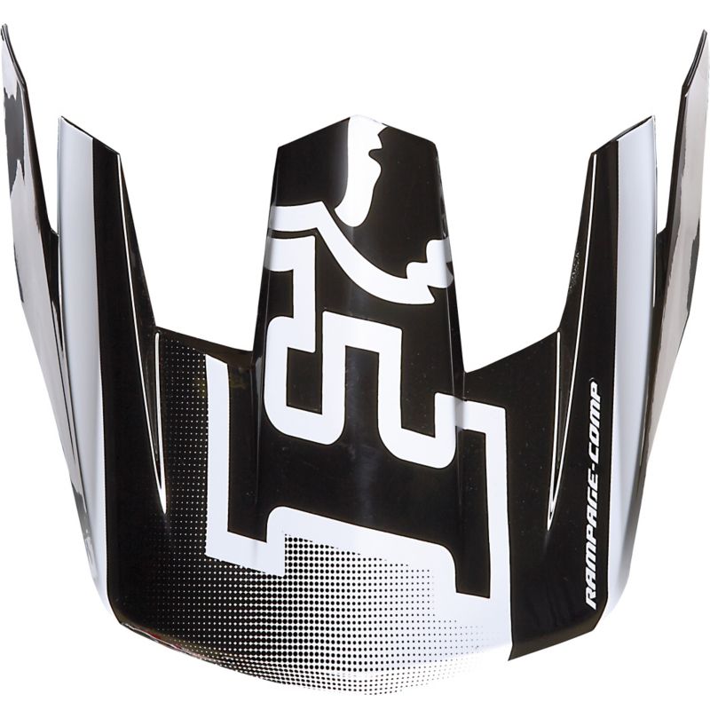 RAMPAGE COMP IMPERIAL VISORS [BLK/WHT] OS | Fox Racing - Italia