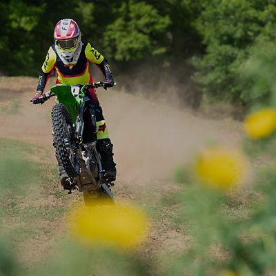 yellow dirt bike gear