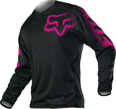 YTH GIRLS BLACKOUT JERSEY [BLK/PNK] S